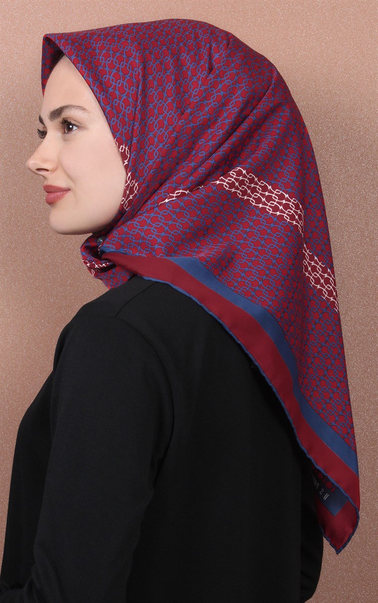 102-0008-09 U.S POLO ASSN EŞARP LACİVERT VİZON