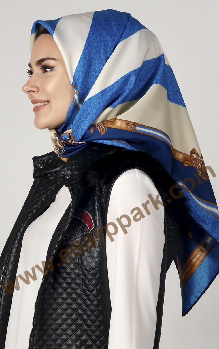 102-0018-08 U.S POLO ASSN EŞARP MAVİ LACİVERT