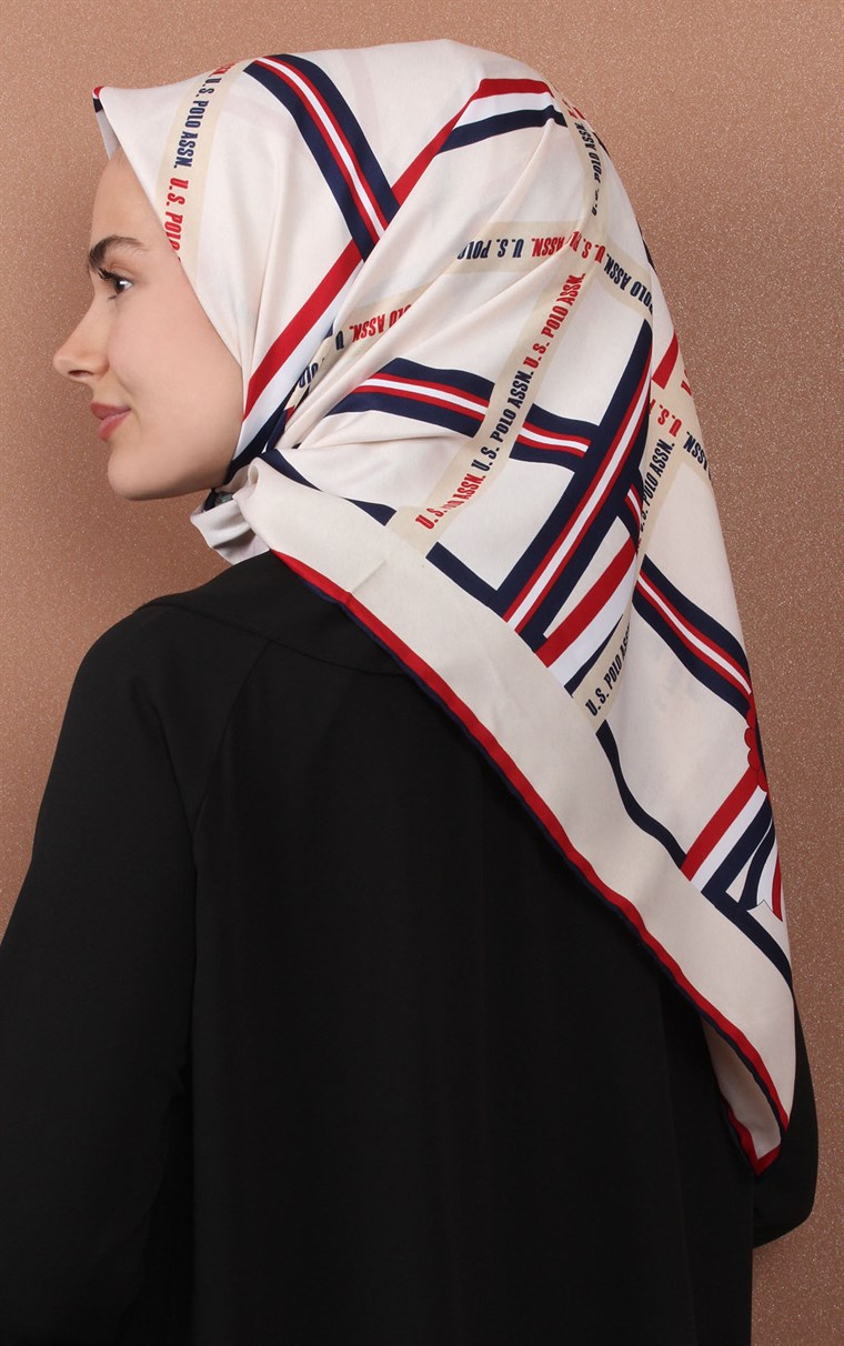 102-0024-10 U.S POLO ASSN EŞARP KIRMIZI LACİVERT