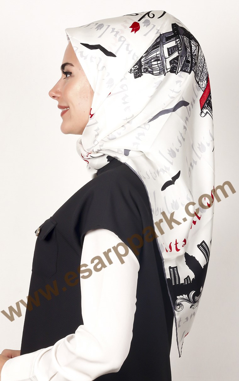 1475-01 SARAR İPEK EŞARP