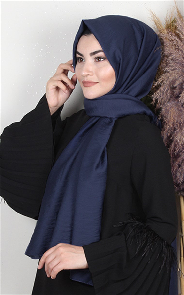 %15 İpek Cazz Şal 3060-24 Lacivert