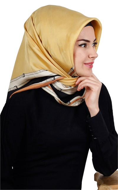 İndirimli İthal İpek Eşarp 1302-11