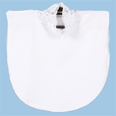 Viskon Dantelli Boyunluk 2516-4 Beyaz