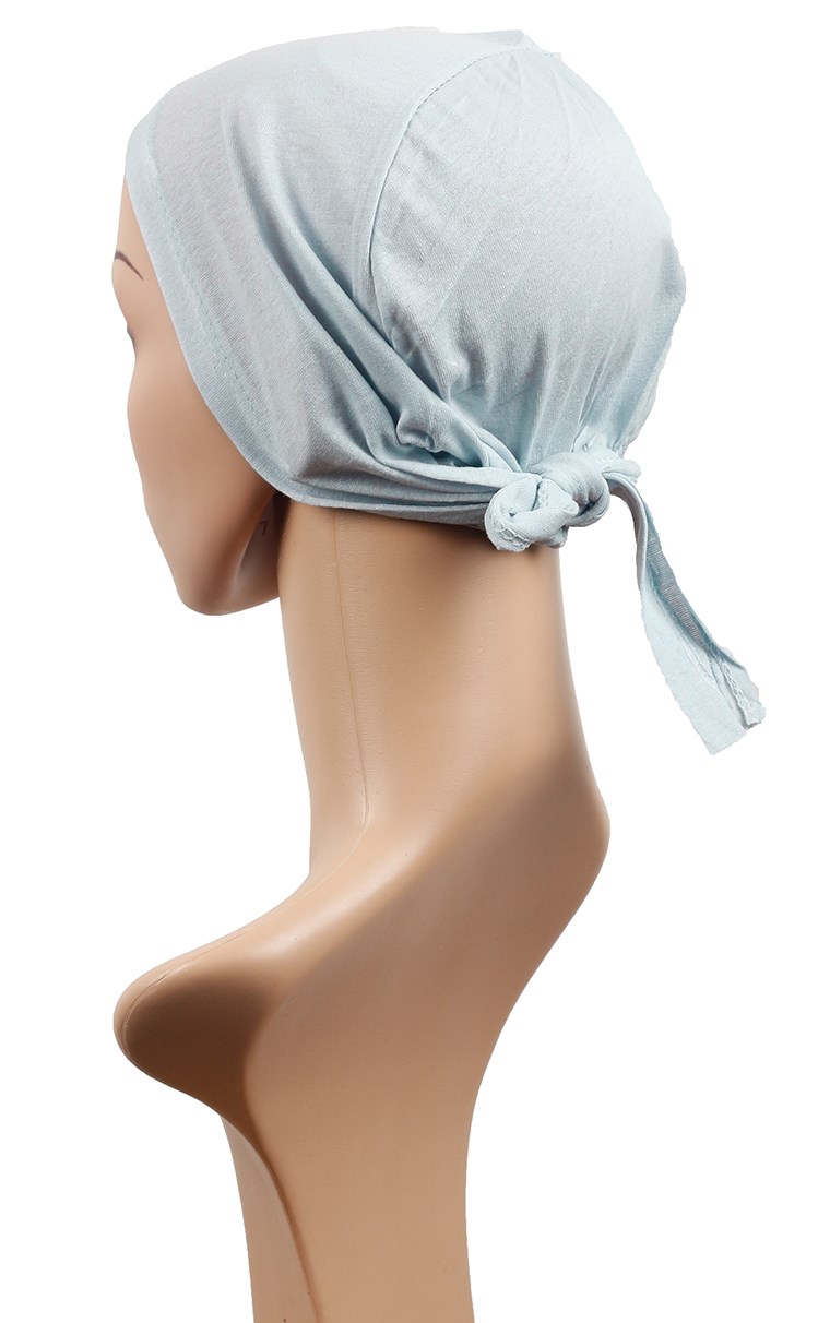 Penye Eşarp Bonesi 251-29 Buz Mavisi