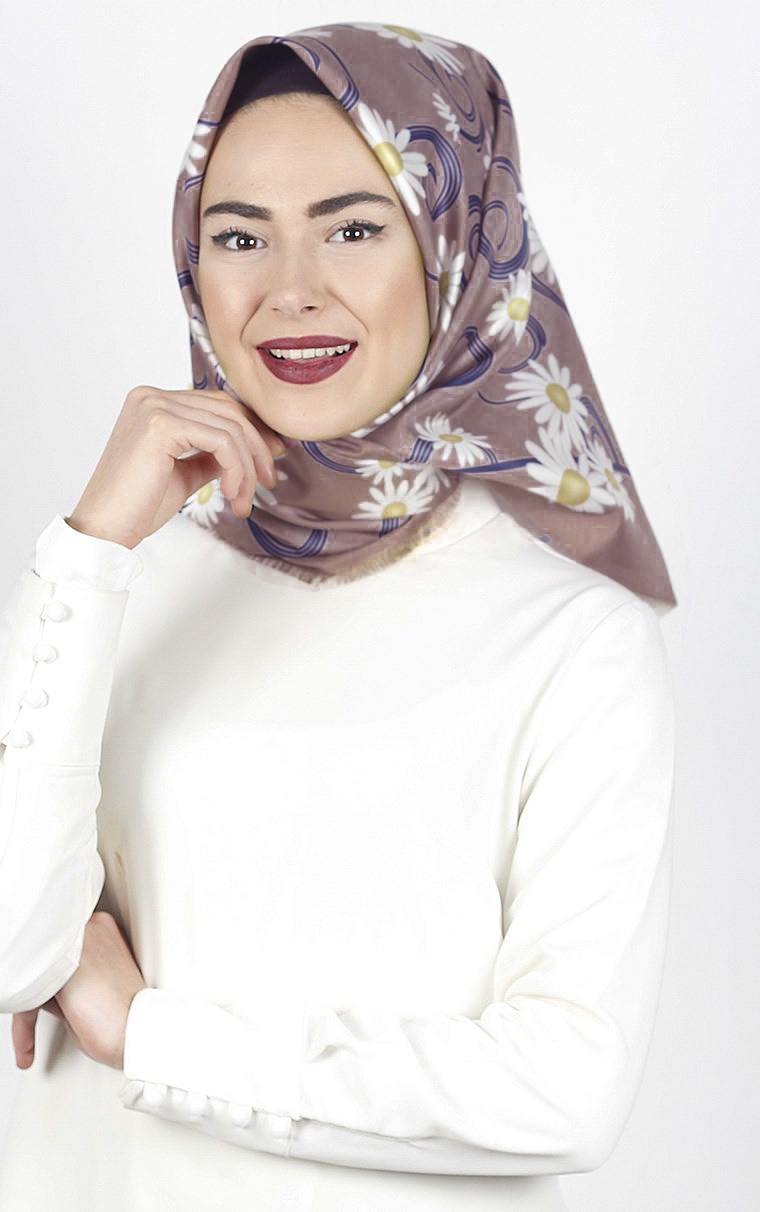 Tafta Dijital Eşarp 1337-12