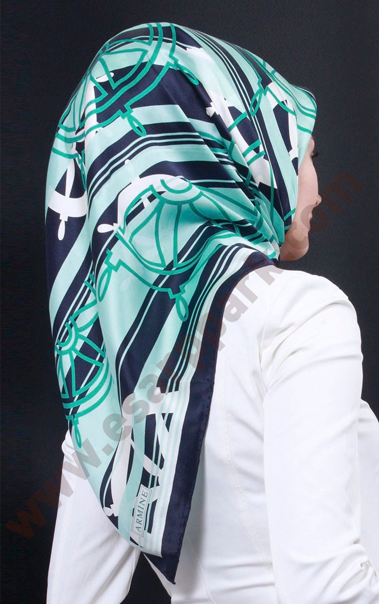 3557-22 ARMİNE İPEK LACİ MİNT