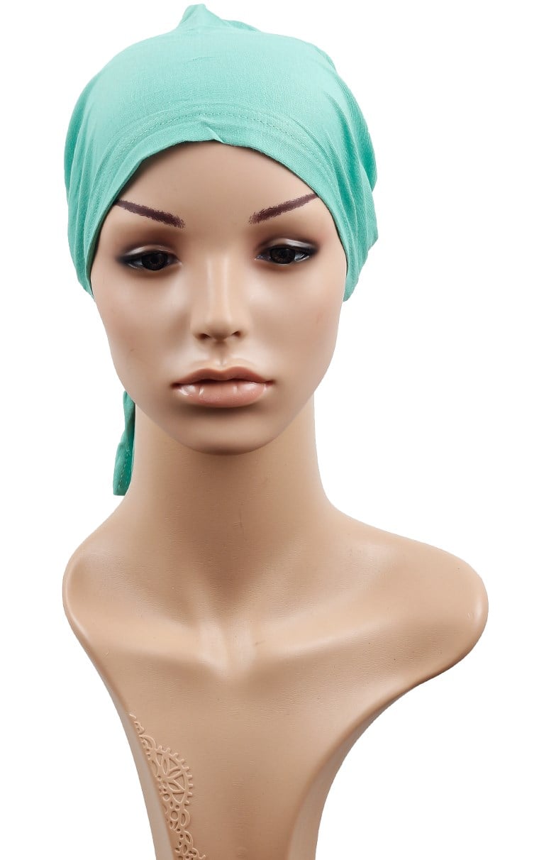 Penye Eşarp Bonesi 251-25 Su Yeşili