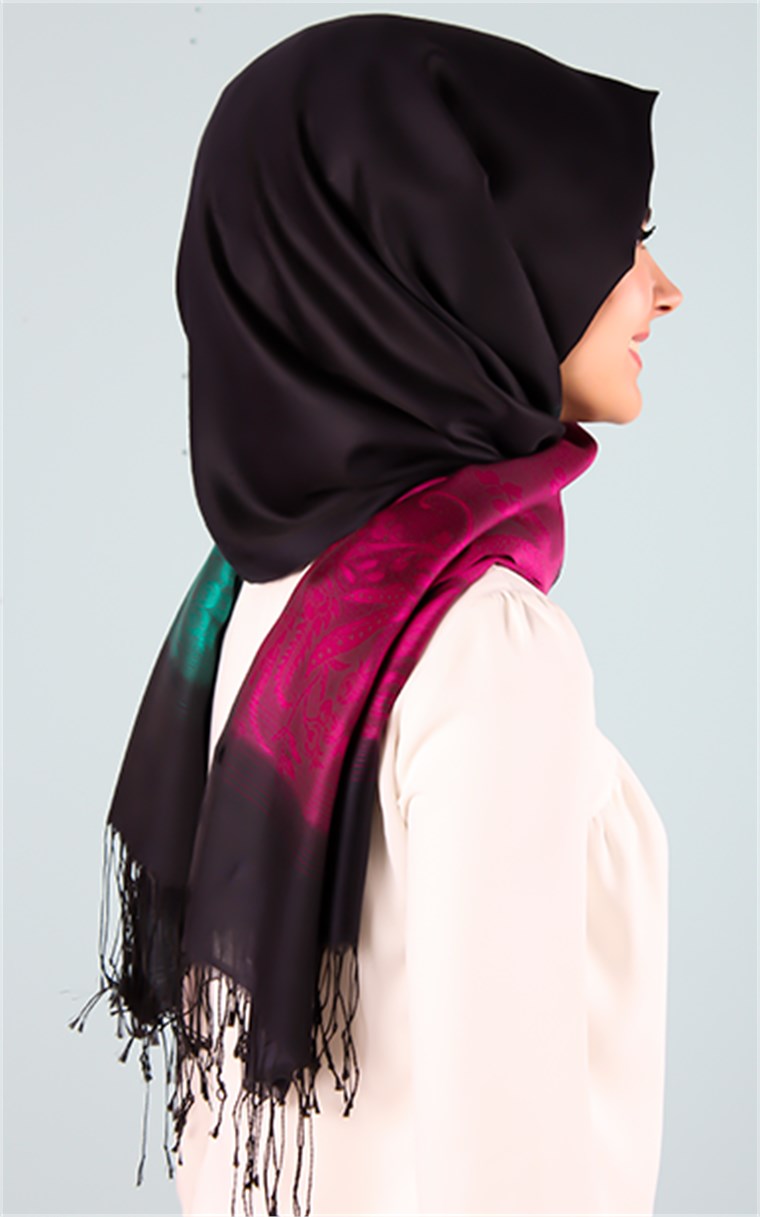 500-0015-20 ÇİFT YÖNLÜ İPEKSİ ŞAL