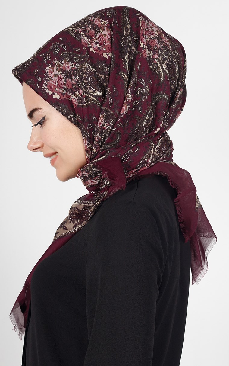 Akel Pamuklu 140x140 Cm Eşarp 1080-3