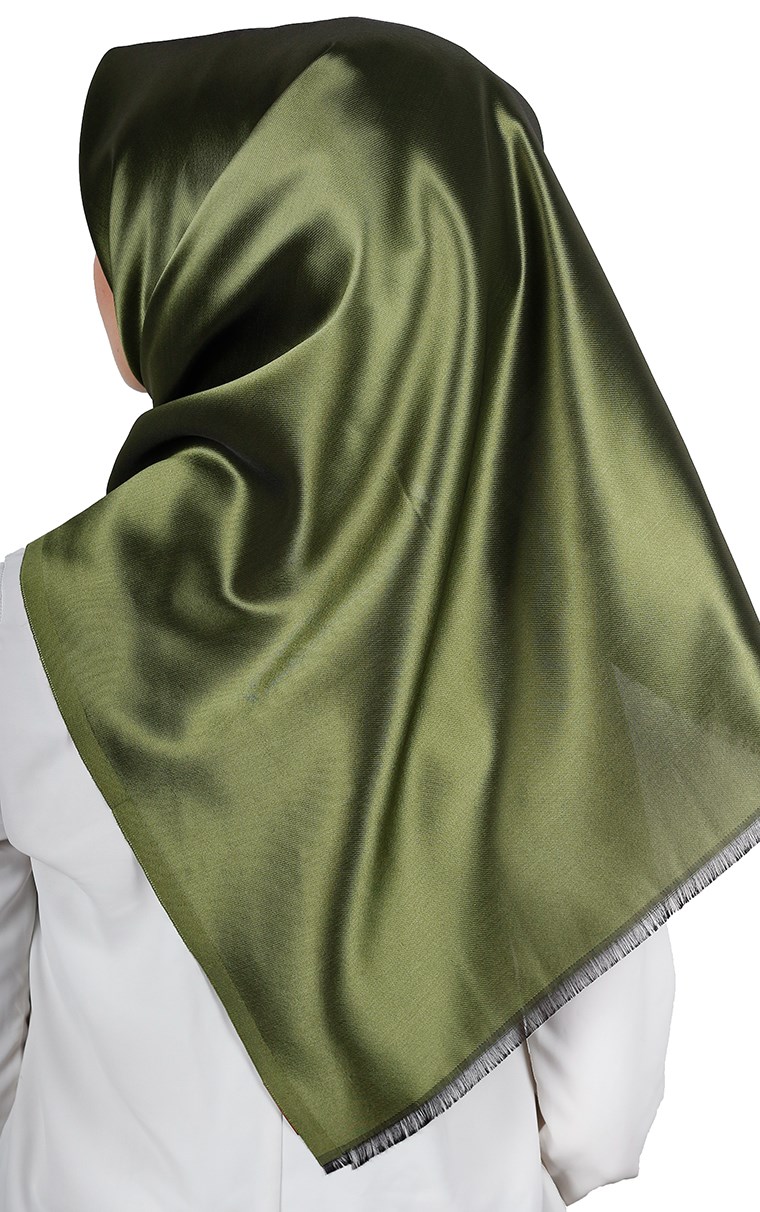 Delux Tafta Eşarp 1000-15 Yeşil