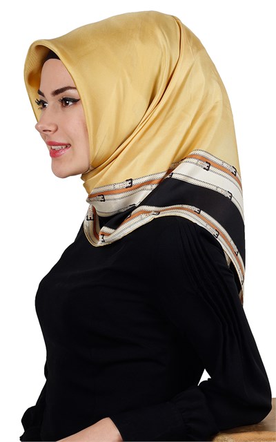 İndirimli İthal İpek Eşarp 1302-11