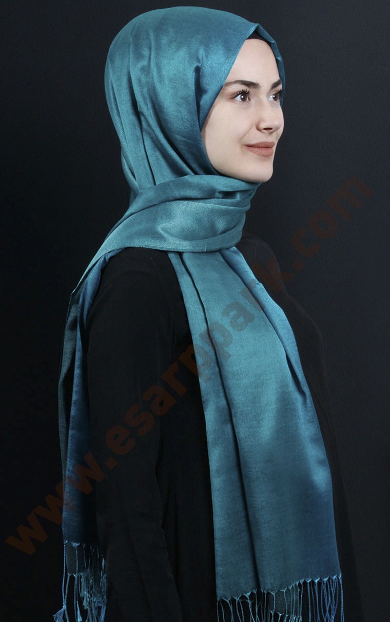 500-0001-01  ÇİFT YÖNLÜ İPEKSİ ŞAL