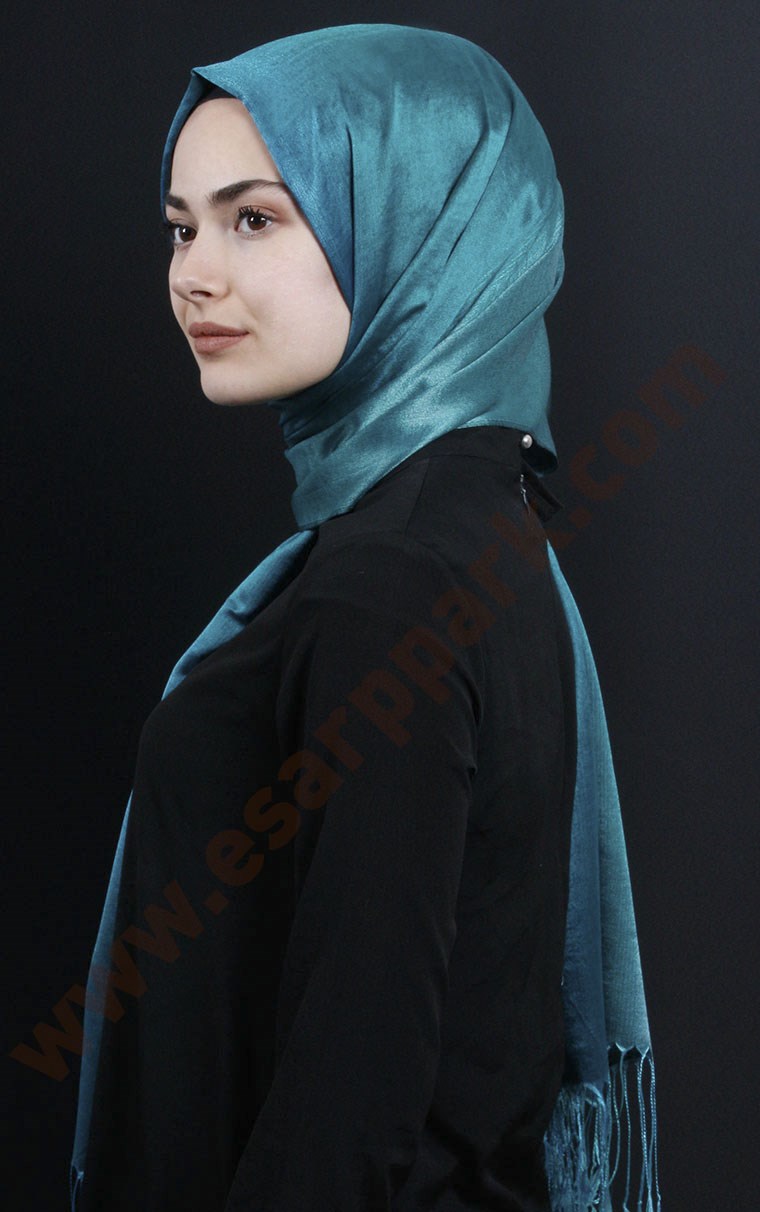 500-0001-01  ÇİFT YÖNLÜ İPEKSİ ŞAL