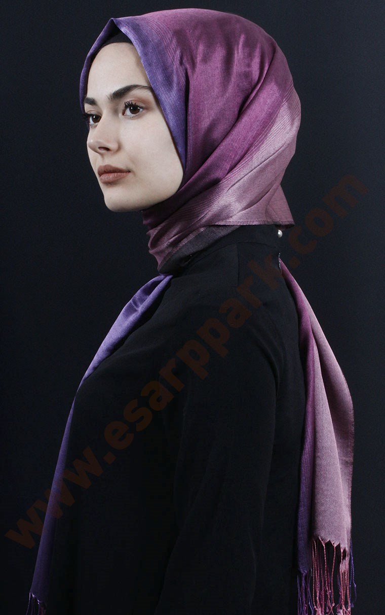 500-0003-02  ÇİFT YÖNLÜ İPEKSİ ŞAL PUDRA