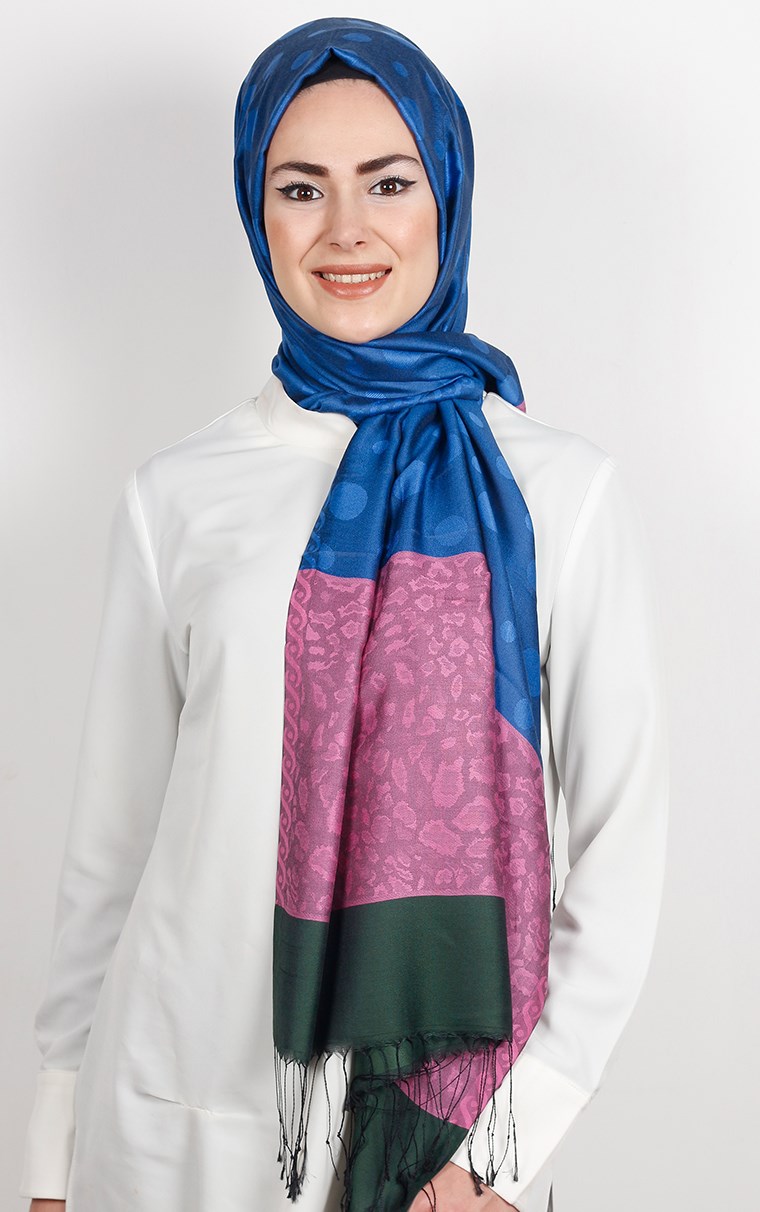 500-0003-05  ÇİFT YÖNLÜ İPEKSİ ŞAL