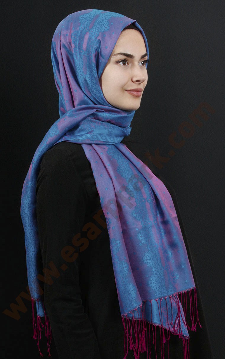 500-0013-07 ÇİFT YÖNLÜ İPEKSİ ŞAL
