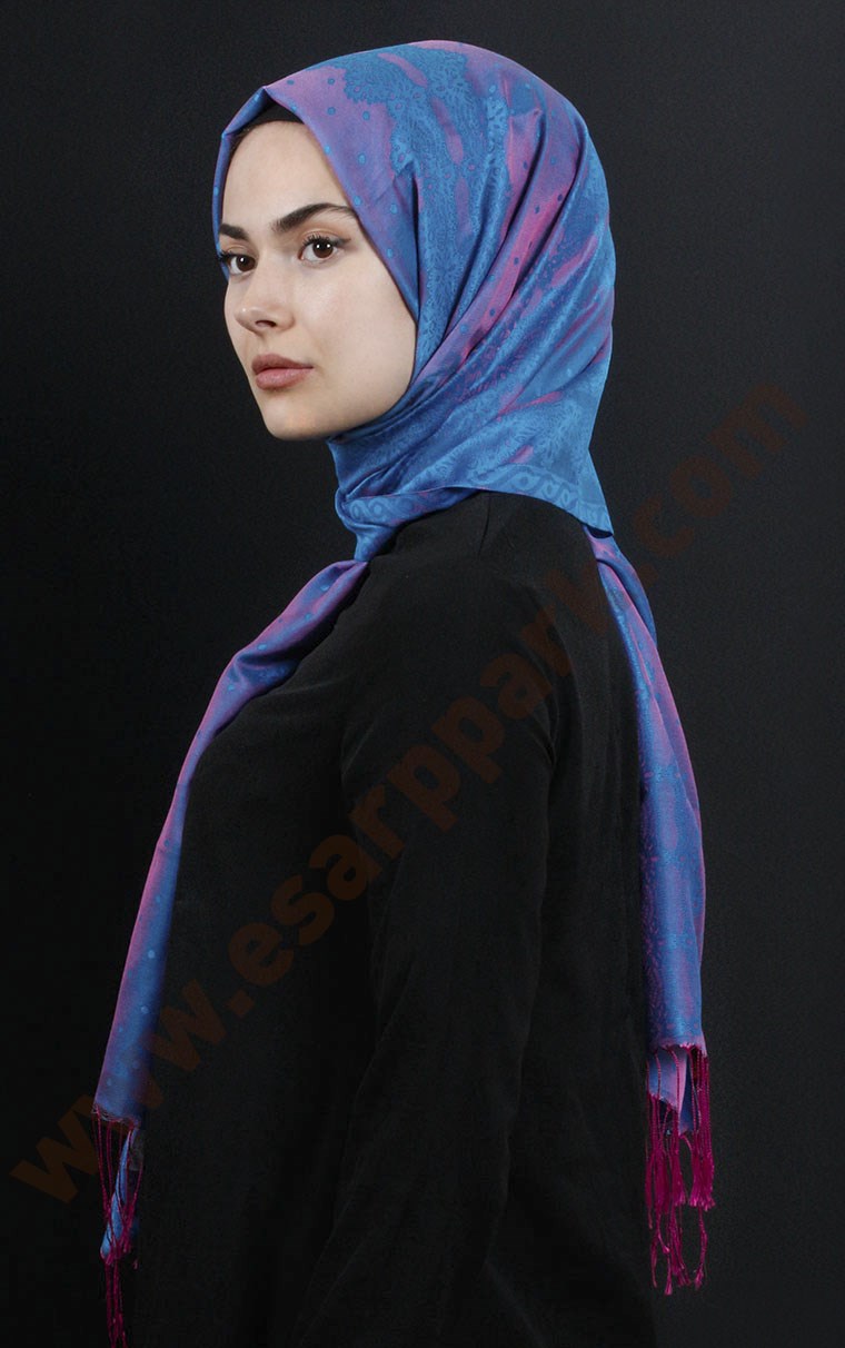 500-0013-07 ÇİFT YÖNLÜ İPEKSİ ŞAL