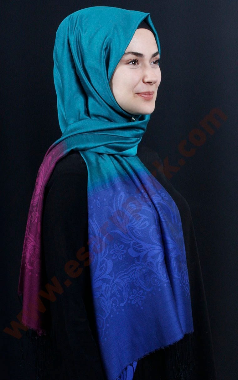 500-0015-15 ÇİFT YÖNLÜ İPEKSİ ŞAL