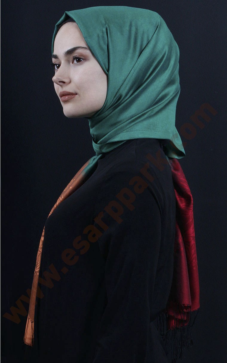500-0015-21 ÇİFT YÖNLÜ İPEKSİ ŞAL