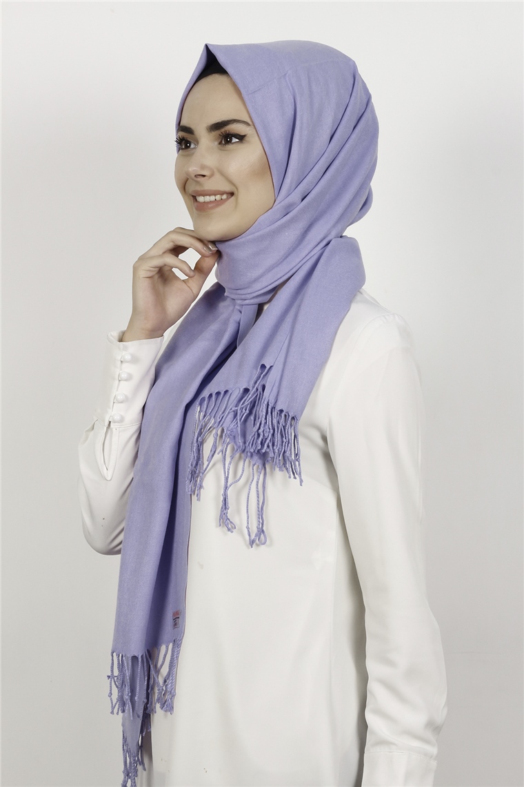 Kalın Paşmina Şal 520-0001-05 Lila
