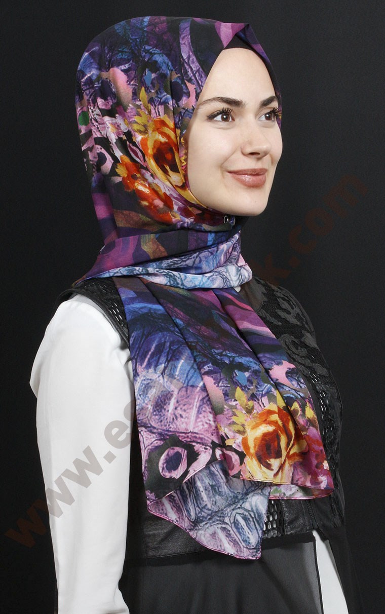 Fiesta Krep Şal 525-0001-70 