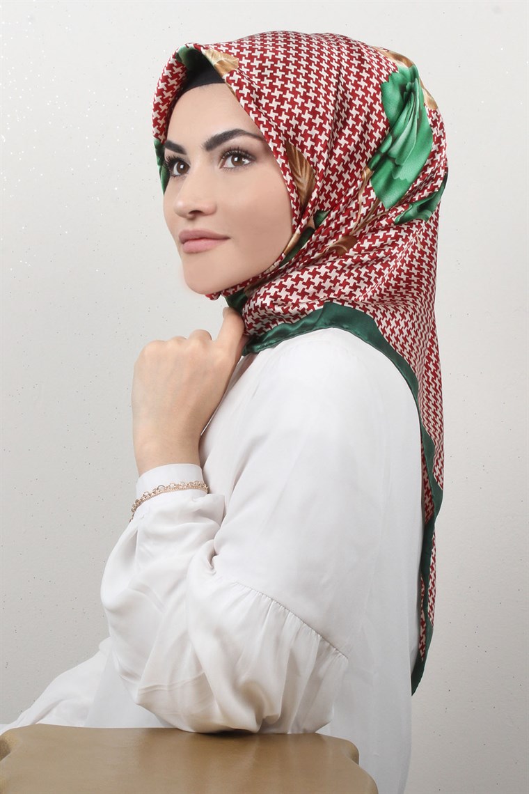 5313-03 ARMİNE İPEK EKRU SİYAH