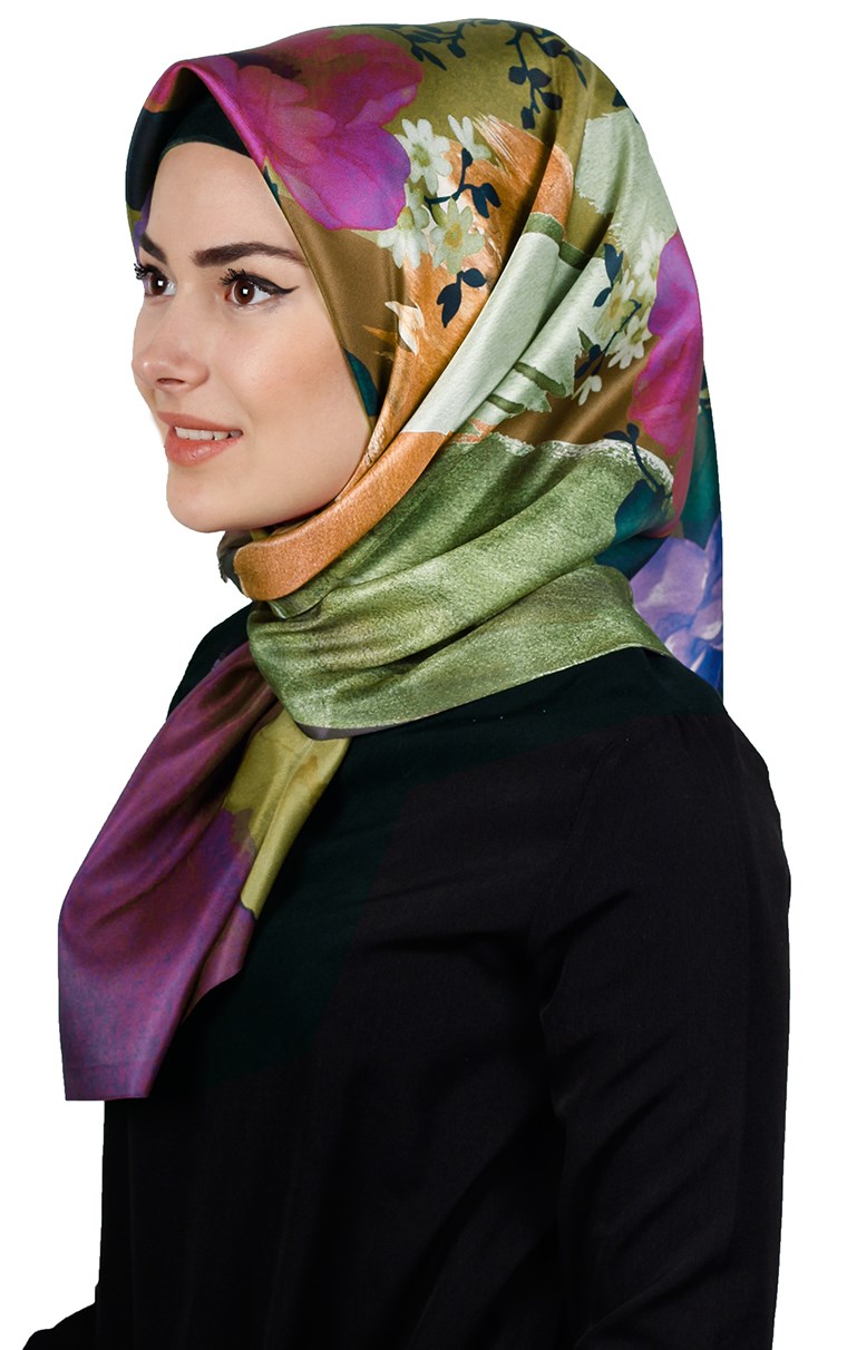 Piramit Tafta Dijital Eşarp 1912-2