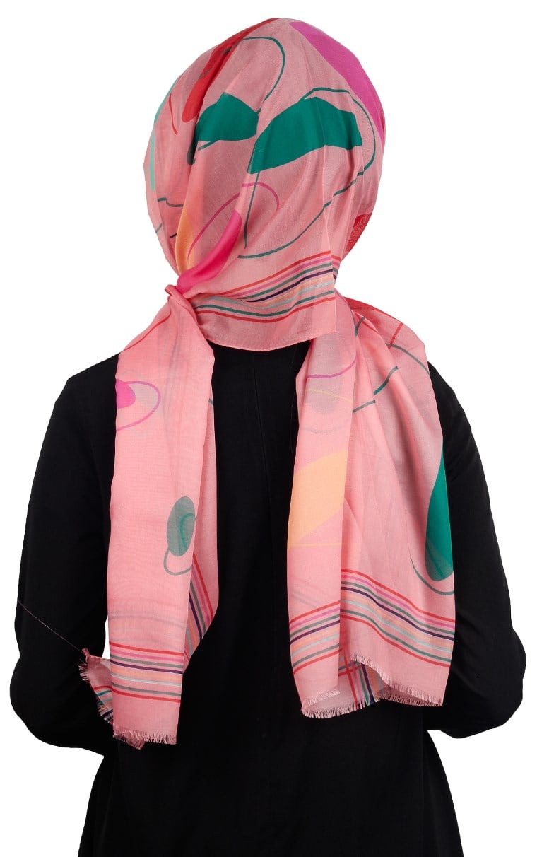 Pamuklu Desenli Şal 5771-6