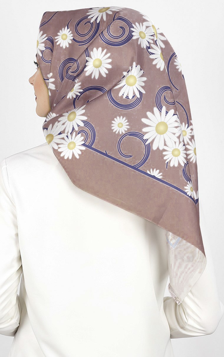 Tafta Dijital Eşarp 1337-12