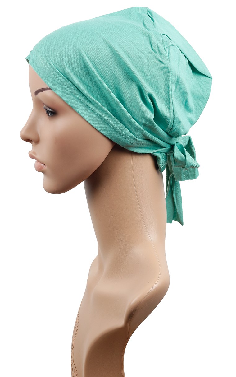 Penye Eşarp Bonesi 251-25 Su Yeşili