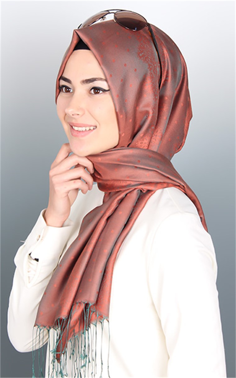 500-0013-30 ÇİFT YÖNLÜ İPEKSİ ŞAL