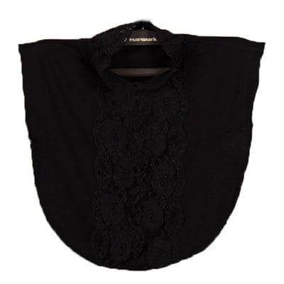 Lüx Dantelli Boyunluk 2512-7 Siyah