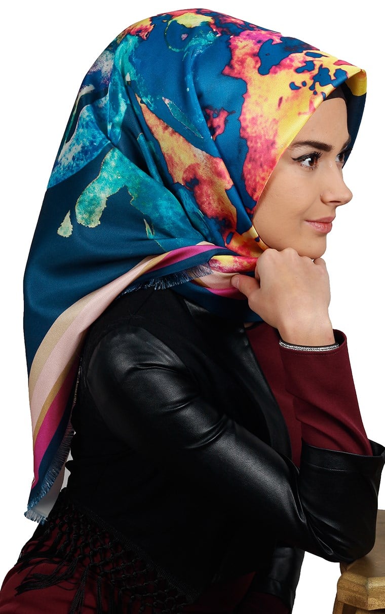 Tafta Dijital Eşarp 1321-1