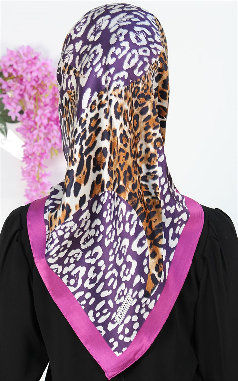 3859-18 ARMİNE İPEK FUŞYA MOR