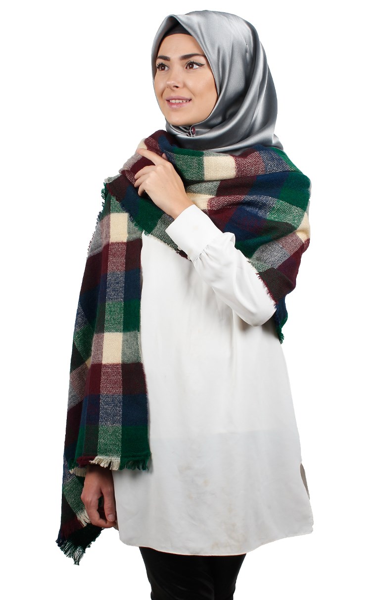 Yün Omuz Şalı 9001-35
