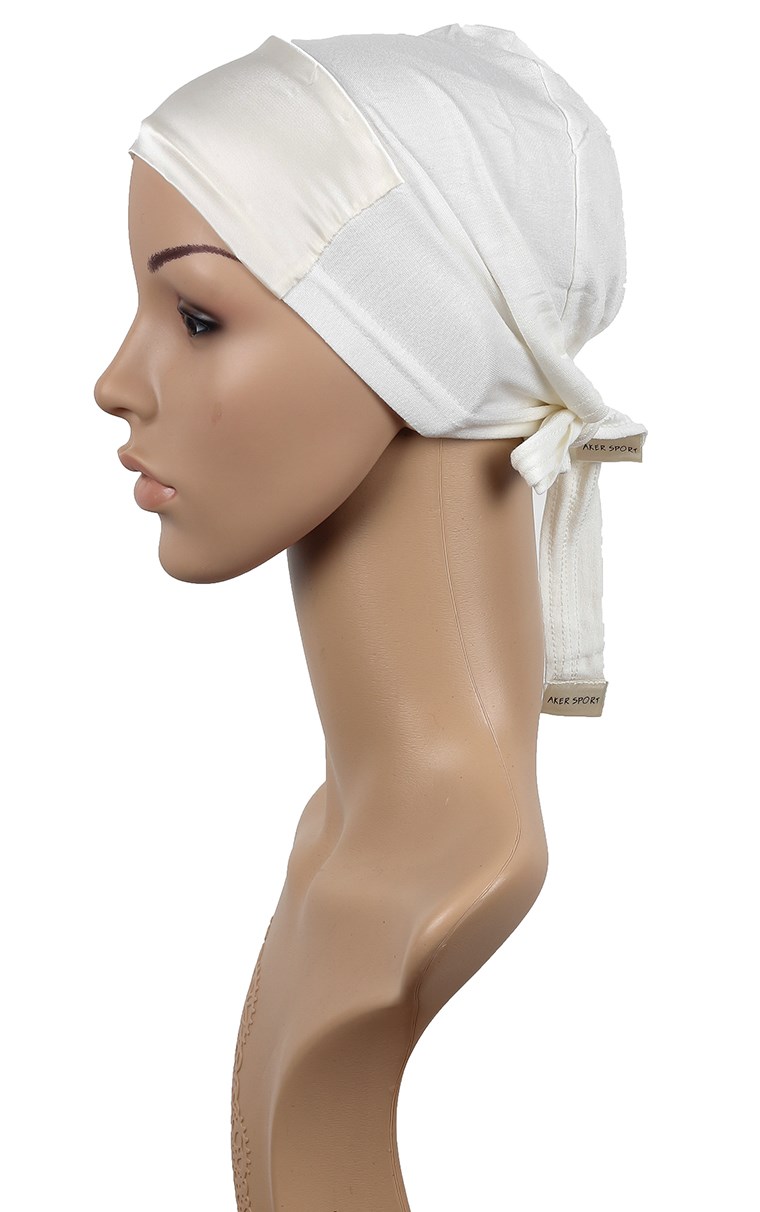 Aker Likralı Saten Bone 2502-16 Ekru