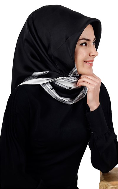 İndirimli İthal İpek Eşarp 1302-3