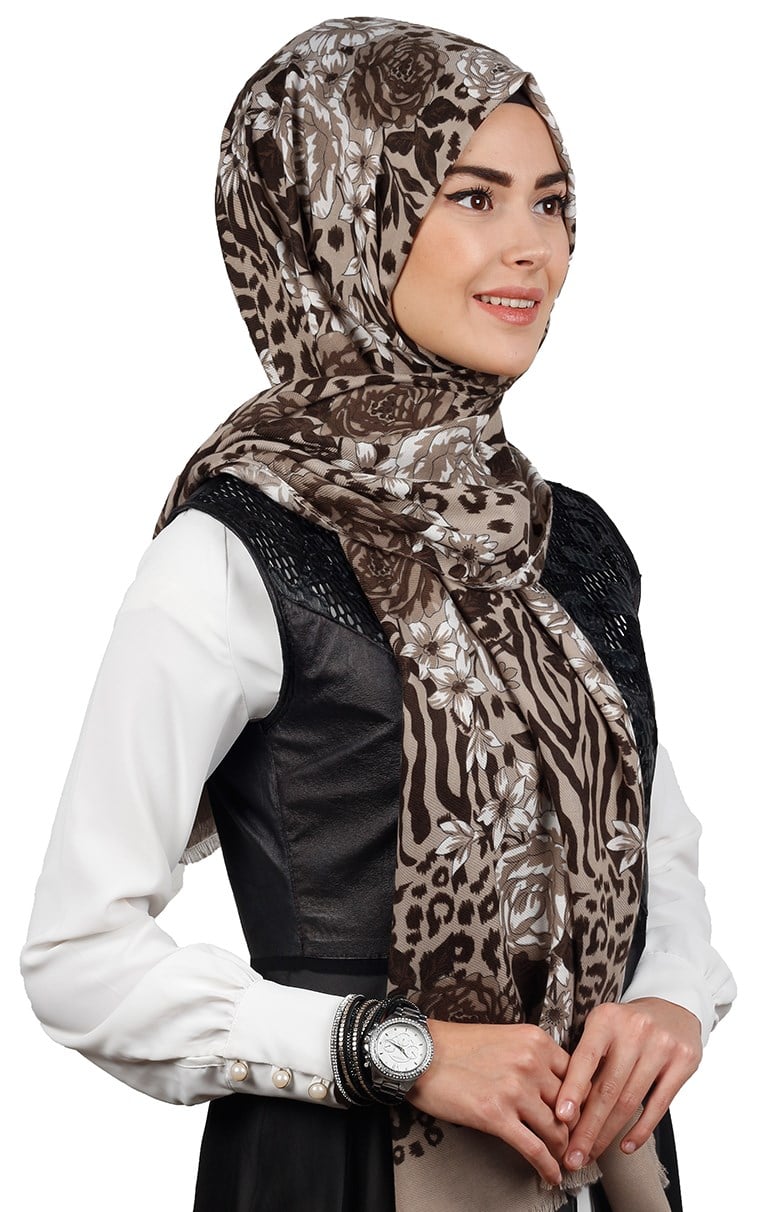 Kışlık Yünlü Şal 5181-3