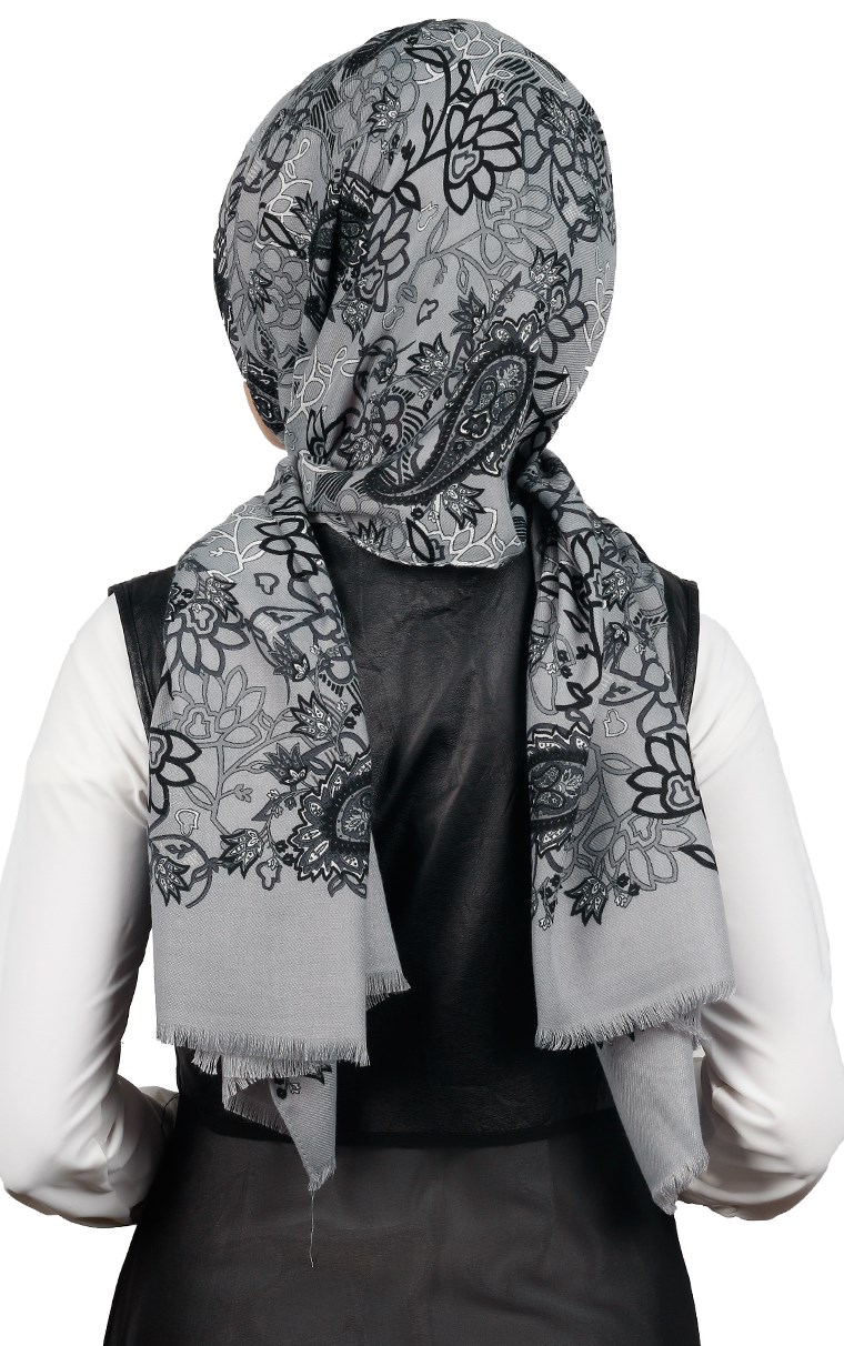 Kışlık Yünlü Şal 5181-6