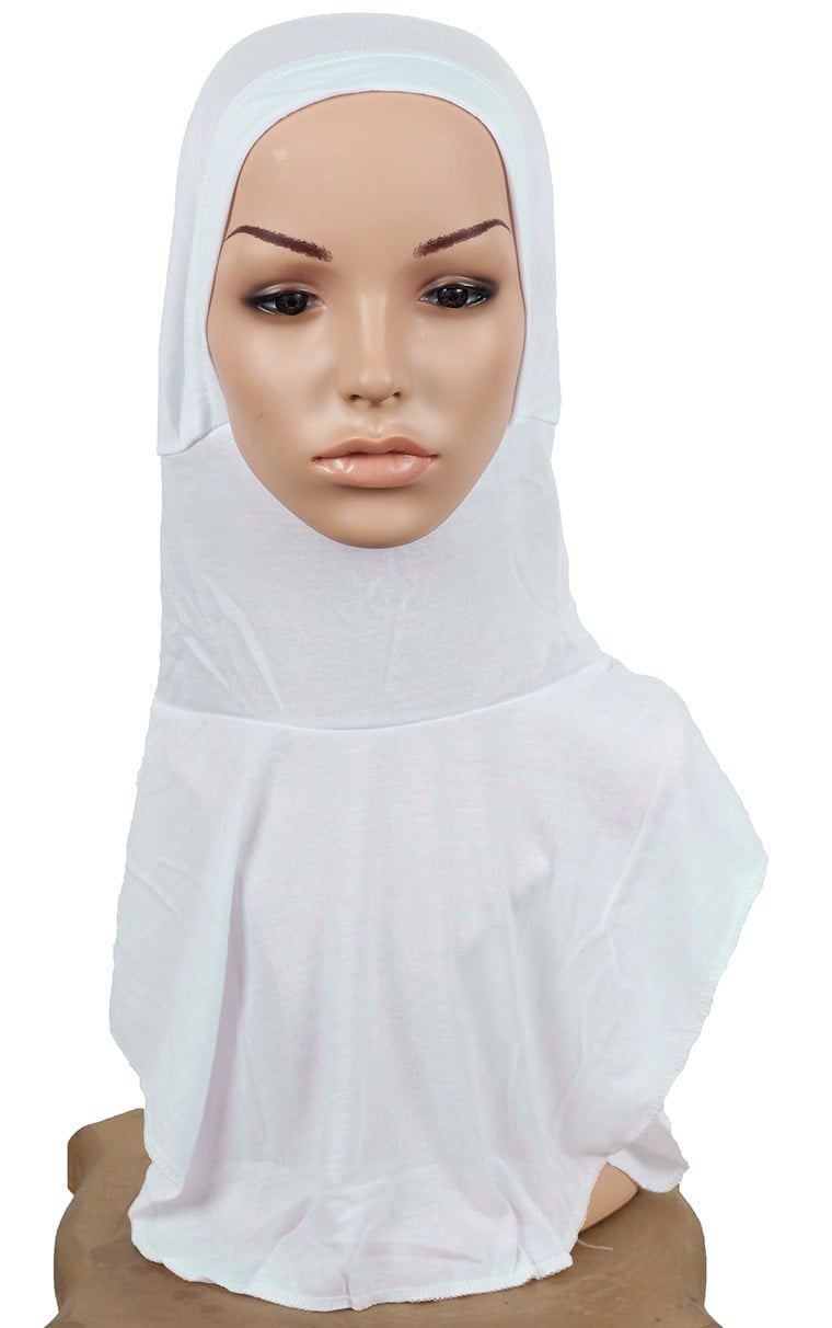 Boyunluklu Bone 2532-3 Beyaz