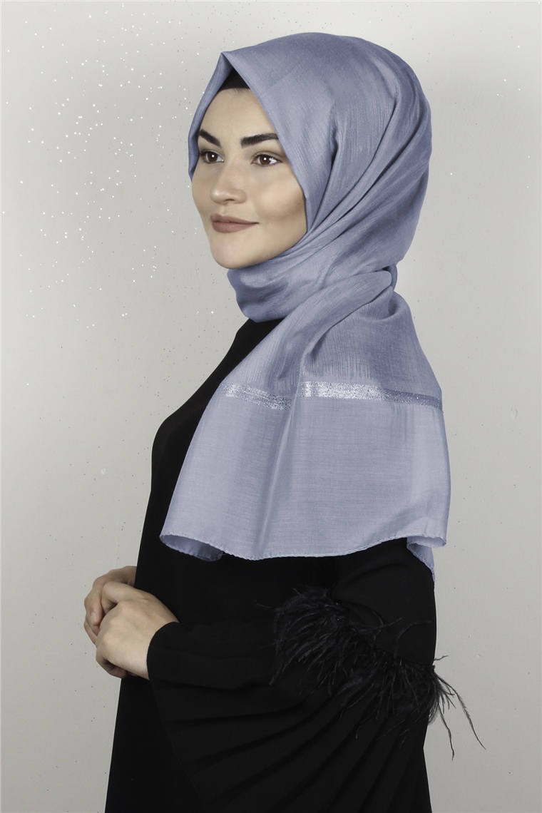Açelya Şal 1372-3 Açık Mavi