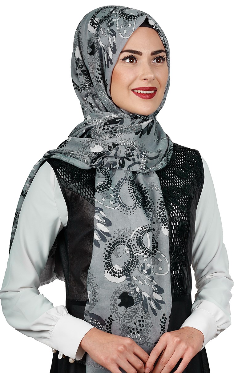 Kışlık Yünlü Şal 5381-6