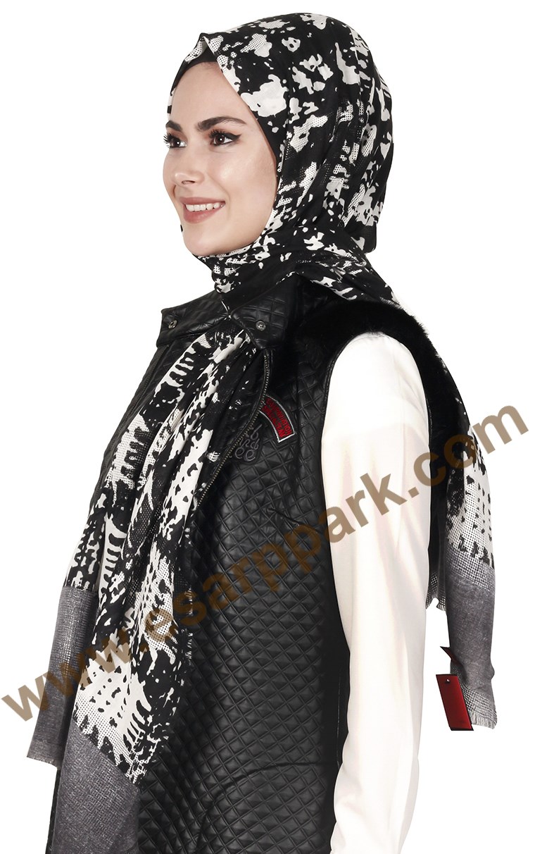Akel Fileli Desenli Şal 147-1