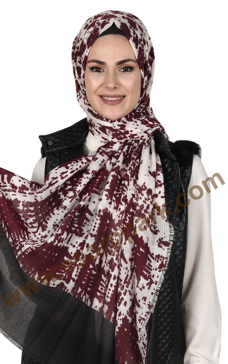 Akel Fileli Desenli Şal 147-2