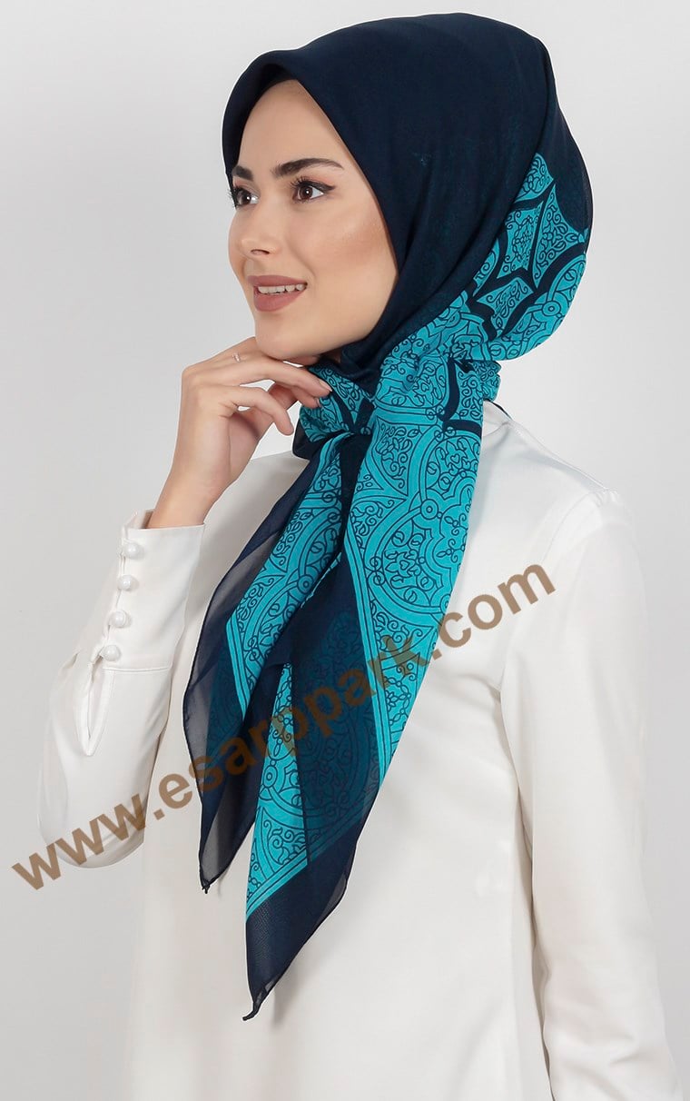 Akel Krep Şifon 140x140 Cm Eşarp 1050-11