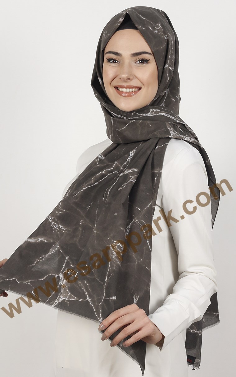 Akel Mermer Desen Şal 5000-11