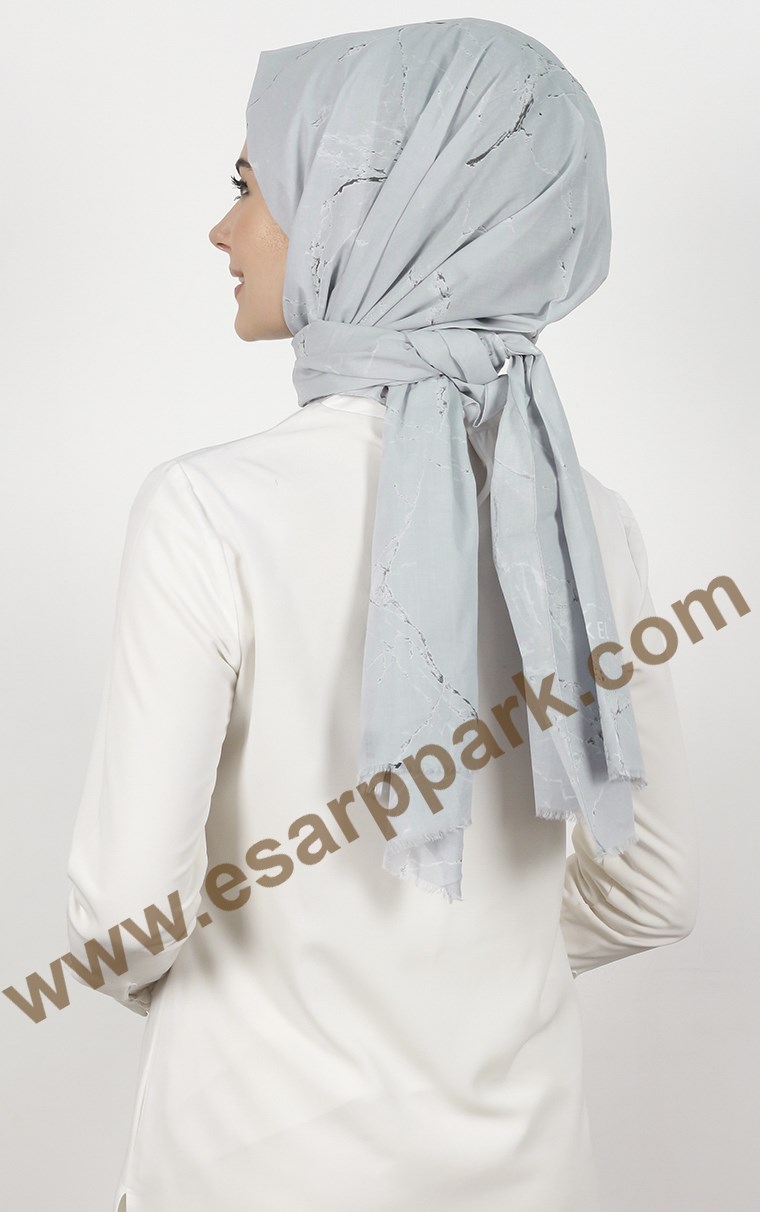 Akel Mermer Desen Şal 5000-14