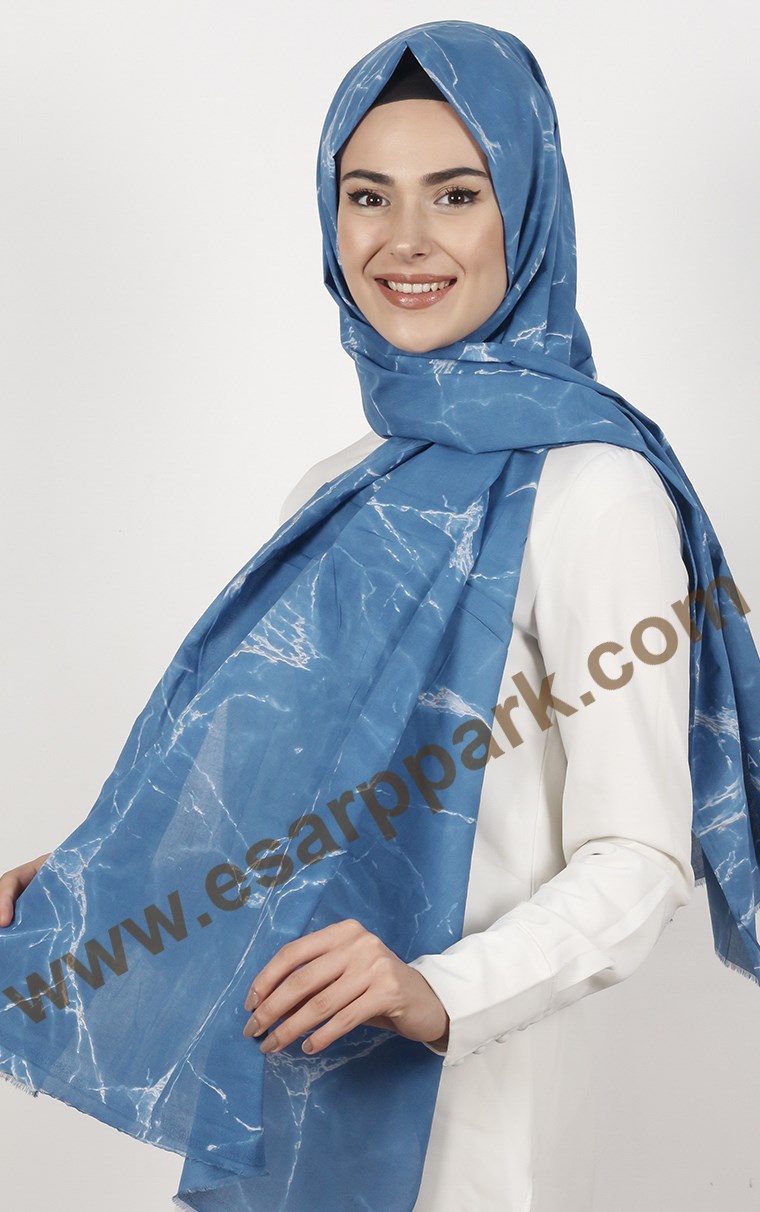 Akel Mermer Desen Şal 5000-15