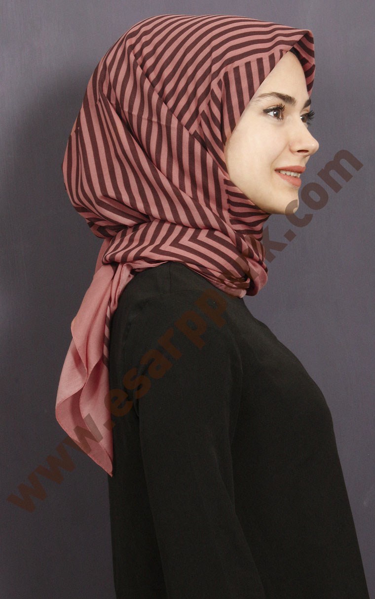  Pamuklu 140x140 Cm Eşarp 1080-20