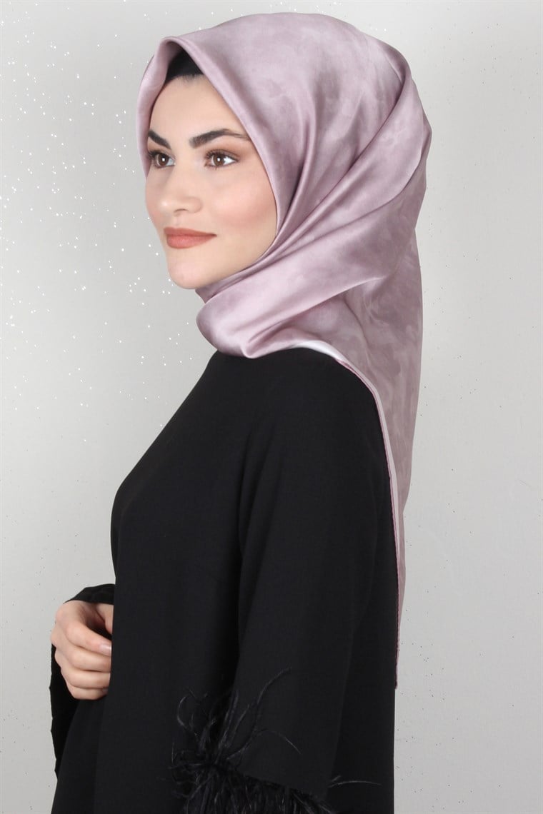 Aker Düz İpek Eşarp 7208701-391 Pudra
